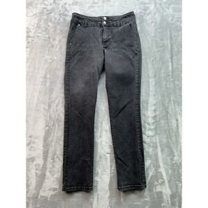 D. Jeans Skinny Mid Rise Stretch Denim Jeans Womens Sz 10 Black Casual Ladies